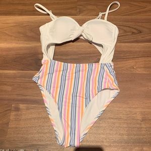 Target Swimsuit with cut out!